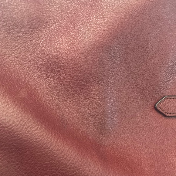 Fossil Jenna Cow Hide Leather Shoulder Tote Bag - Picture 12 of 14